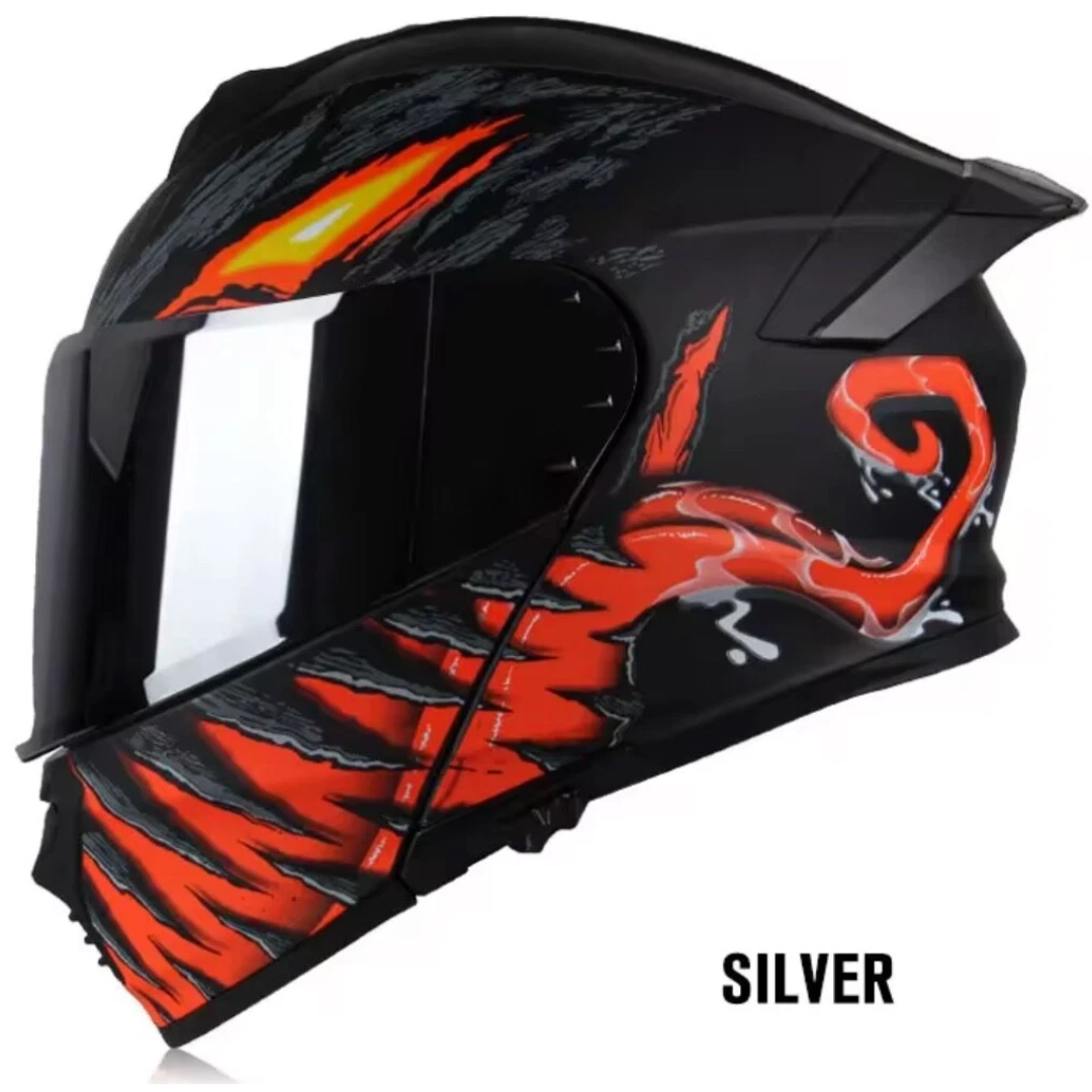 Casco Moto Integrale - Doppia Visiera