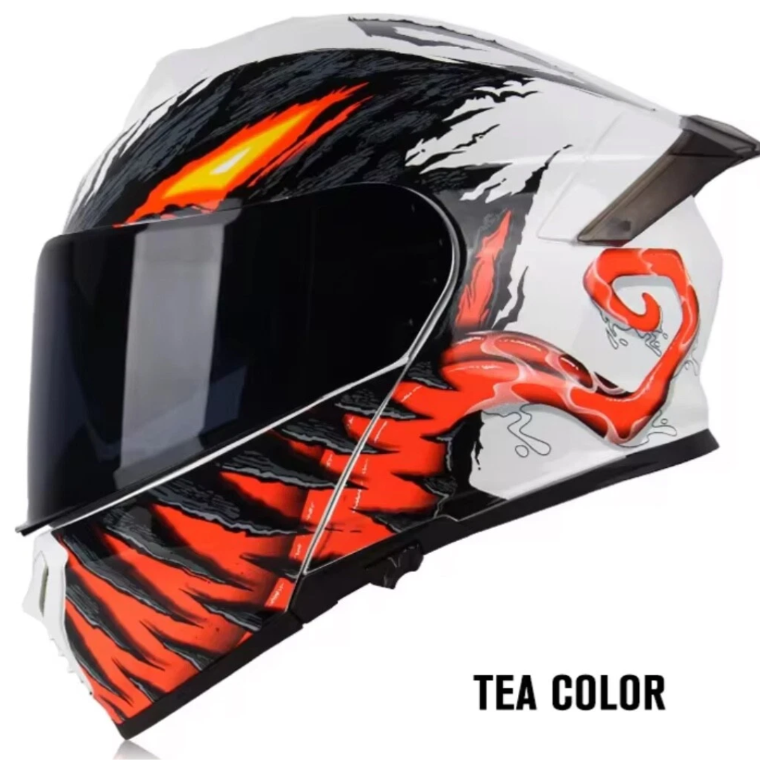Casco Moto Integrale - Doppia Visiera