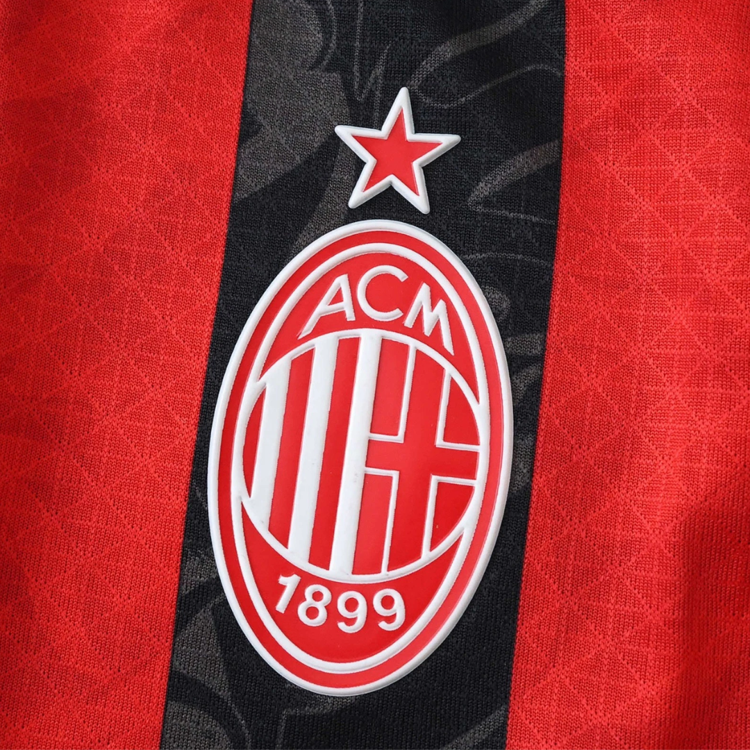 Maglia Calcio 2025/26 MILAN – Versione Player con Patch Serie A