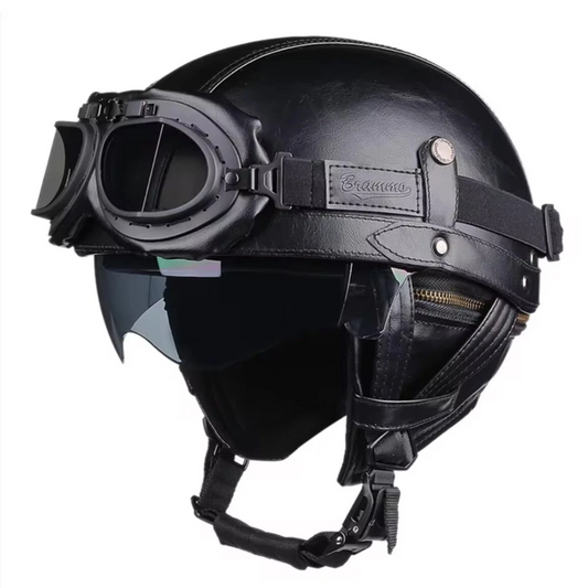 Casco Moto Vintage