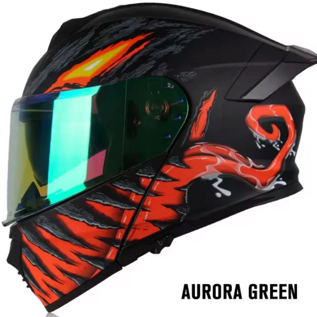 Casco Moto Integrale - Doppia Visiera